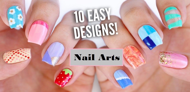 Designing Cutest Nail Arts for Beginners